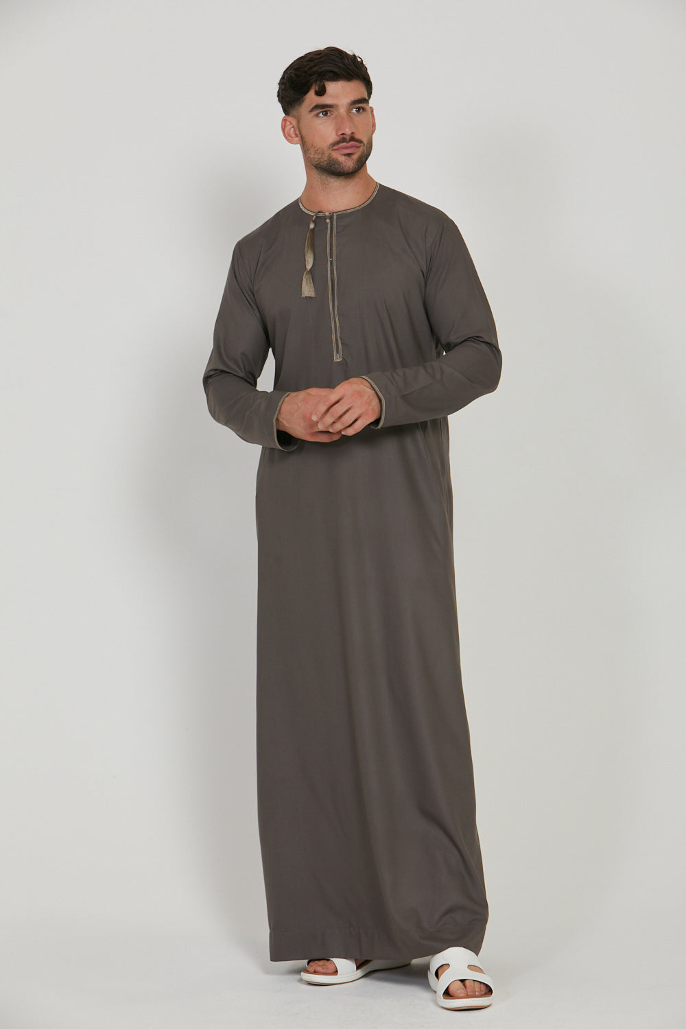 Premium Omani Thobe - Winter Oak