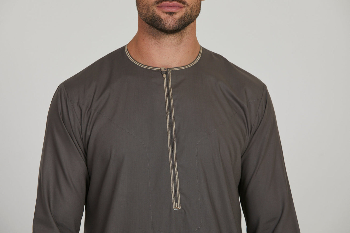 Premium Omani Thobe - Winter Oak