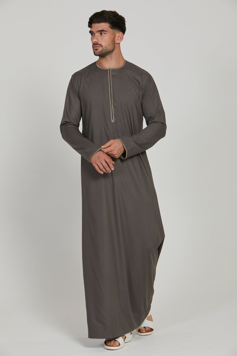 Premium Omani Thobe - Winter Oak