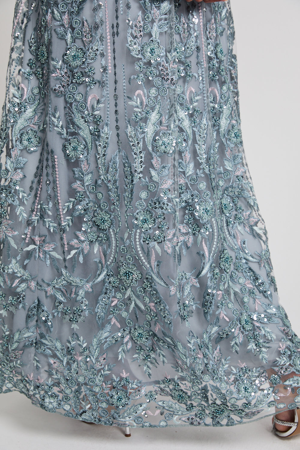 Luxury Ocean Breeze Floral Lace Kimono - LIMITED EDITION