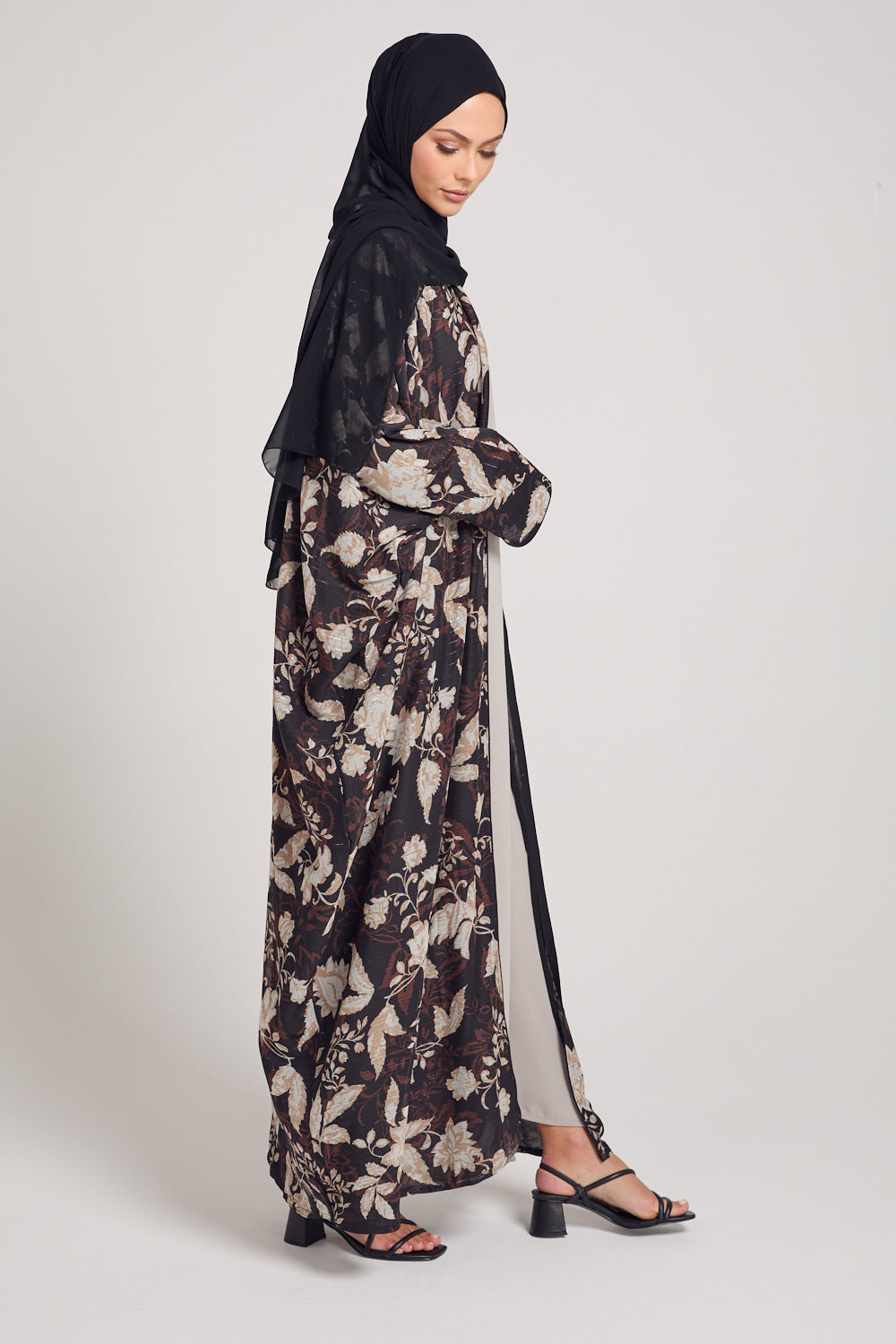 Mahogany Floral Bisht - LIMITED EDITION