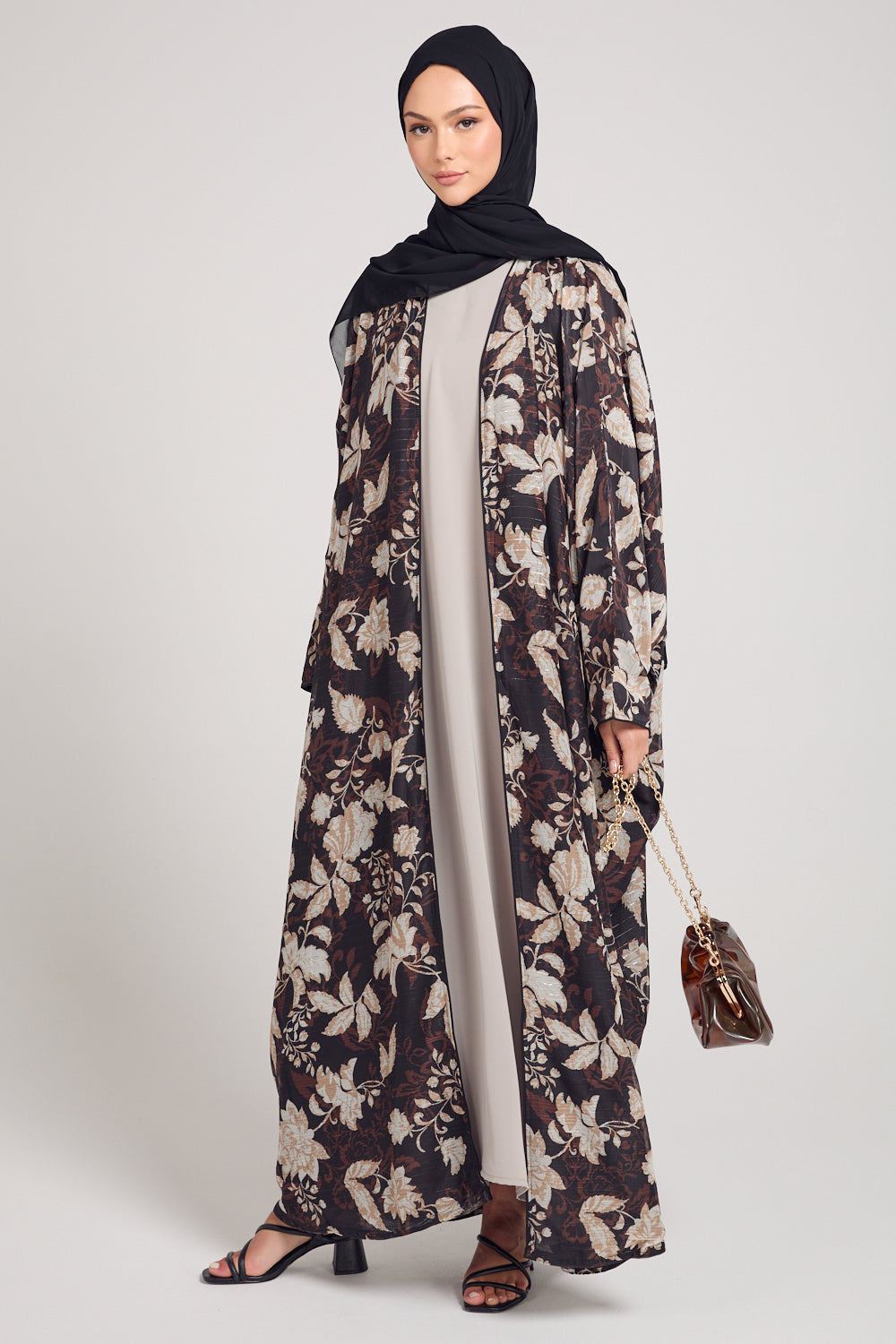 Mahogany Floral Bisht - LIMITED EDITION