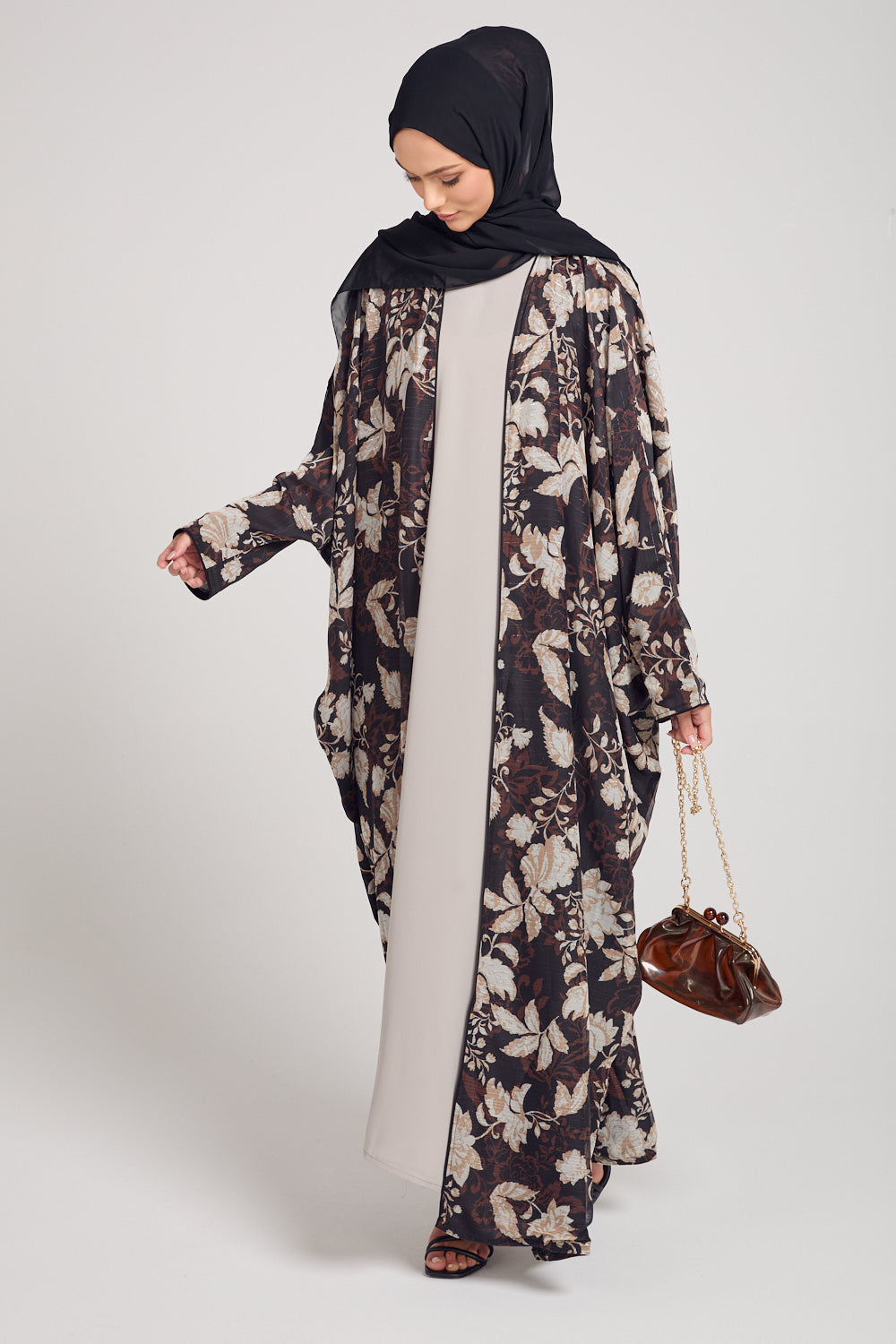 Mahogany Floral Bisht - LIMITED EDITION