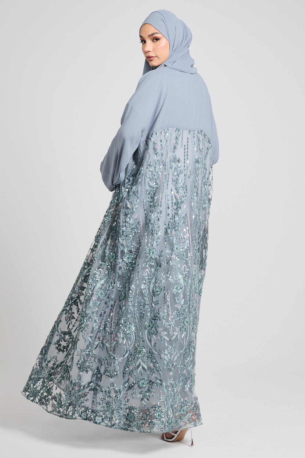 Luxury Ocean Breeze Floral Lace Kimono - LIMITED EDITION